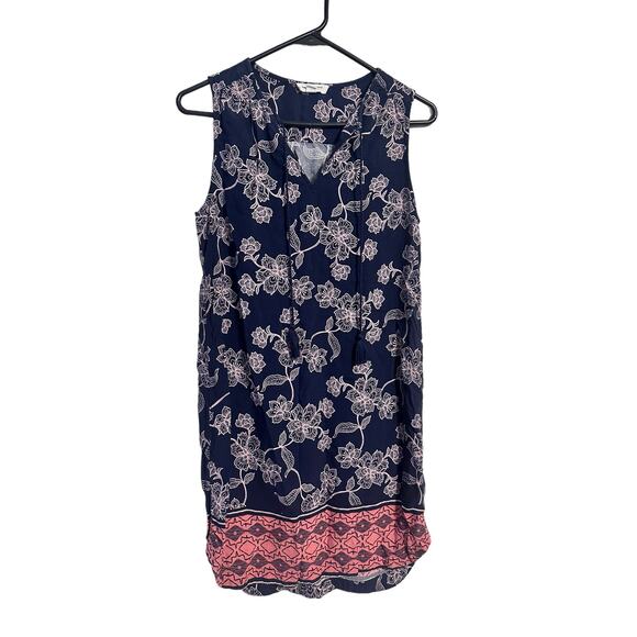 beachlunchlounge Other - BeachLunchLounge Cover Up Dress Boho Print Blue and Pink Size Small